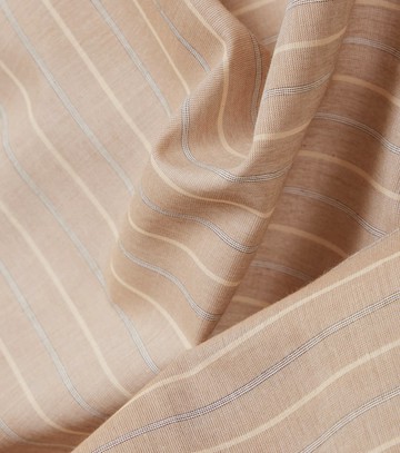 The Row Guel striped cotton scarf
