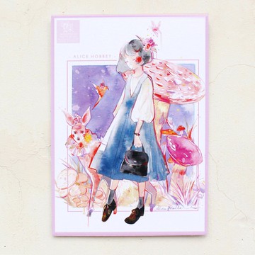 Alice Hobbey 雙面水彩插畫明信片 Postcard