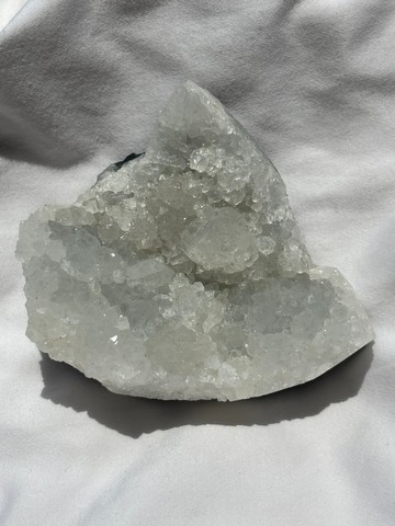 鑽石魚眼石 水晶礦標 水晶簇 天然水晶 擺設 水晶原礦 原石 cryst