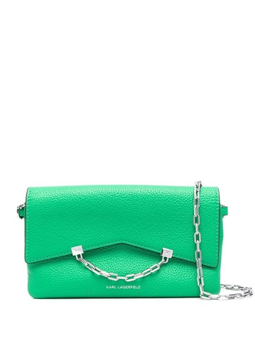 Karl Lagerfeld - Seven 2.0 mini cross body bag - women - Calf Leather/Polyurethane - One Size - Green