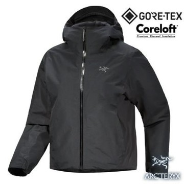 【ARCTERYX 始祖鳥】女 Solano Insulated Hoody 防水防風透氣保暖連帽化纖羽絨外套.風衣.夾克.大衣/ X000010542 黑