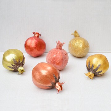 仿真石榴假水果蔬菜軟裝擺件攝影拍照道具創意陳列樣品裝飾工藝品