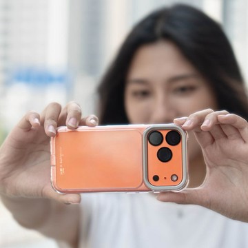 LINKASE iPhone 17全系列專用 內建SuperCard超級悠遊卡官方授權認證晶片 手機加值超悠嗶嗶殼_Air玻璃款(多色可選) iPhone 17 Pro Max (6.9吋)專用 支架玻璃款-深藍色