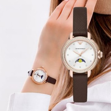 【EMPORIO ARMANI】優雅時尚腕錶32mm(AR11568)