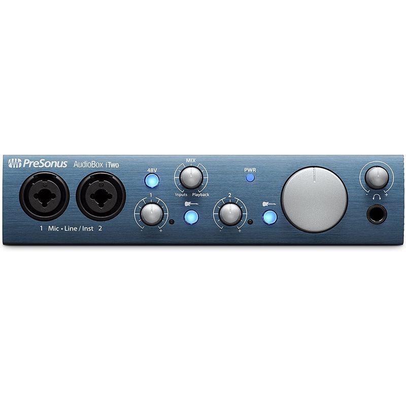 PreSonus AudioBox iTwo USB iPadオーディオ・インターフェース 24Bit 96kHz 2入力 2出力 Stud