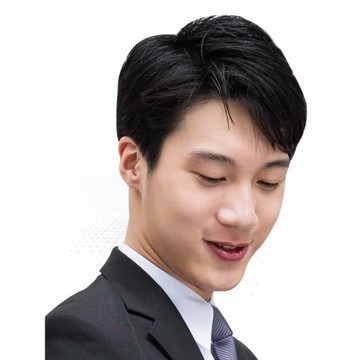 男士假發短發帥氣韓版頭頂補發片偏分禿頂前額中老年男式真發補發