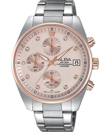 ALBA VD57-X060KS(AM3252X1)東京粉晶時尚腕錶/白面37mm｜樂天全館特惠中★指定刷卡回饋10%