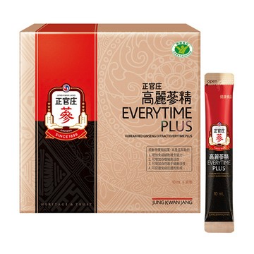 高麗蔘精EVERYTIME PLUS 30入(效期:2027/05)