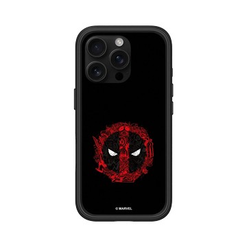 iPhone 16 Pro Mod NX 黑 - 迪士尼-漫威 Marvel - 死侍-漫畫標誌