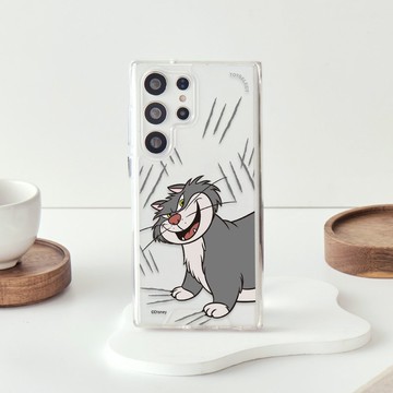 Disney Cats And Dogs-魯斯佛的抓痕防摔透明SAMSUNG手機殼