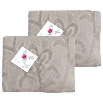 GRACE 格蕾絲 枕巾 52x70cm 台灣製造  鉛灰色  2條