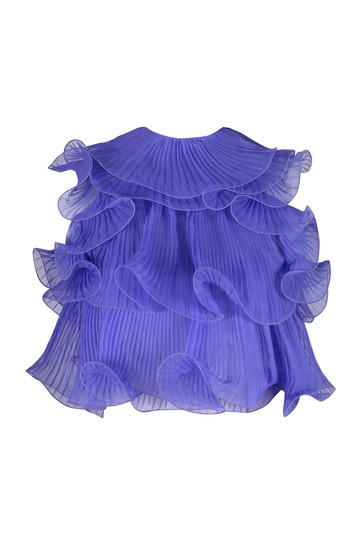 Alberta Ferretti Pleated Blouse