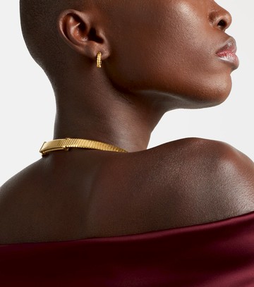 Bvlgari Bvlgari Tubogas 18kt gold hoop earrings