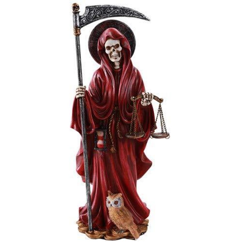 グリムリーパー死神サンタムエルテ レッドフィギュア Red Santa Muerte