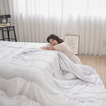 60支100%純天絲TM床包 被套 兩用被/專櫃頂級300織/台灣製/6ST71