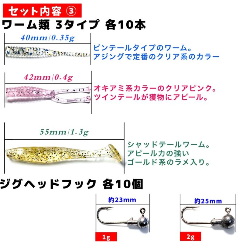 売れ筋がひ贈り物！ ジグヘッド 1g 30個セット ワーム ルアー アジングワーム メバリング