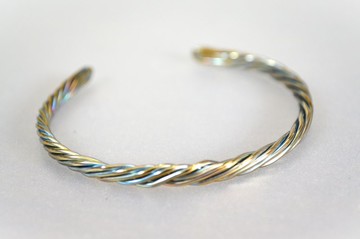 鈦金屬手鐲・SEVEN・鈦金屬線手鐲・B・內徑60mm