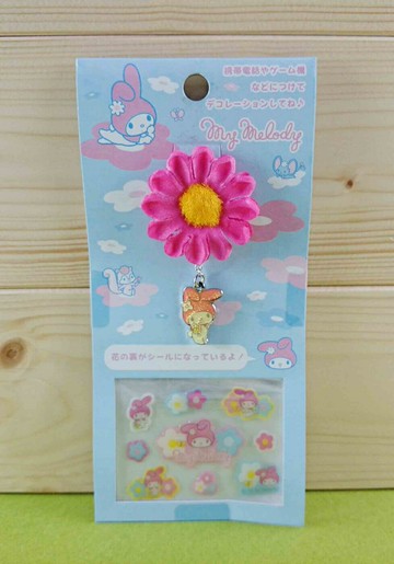 【震撼精品百貨】My Melody 美樂蒂 貼紙-附花 震撼日式精品百貨