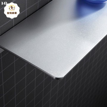 一字隔板免打孔衛生間書房置物架浴室托盤收納架鏡前化妝臺壁掛 y7041