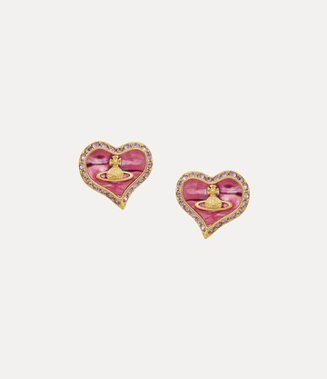 Vivienne Westwood Petra Earrings Gold-pink-violet Gold-pink-violet Women