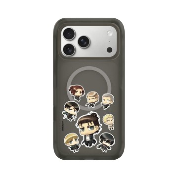 iPhone 17 Pro Max AirX 本質黑 - 進擊的巨人 Attack On Titan -S4 - Q版角色大集合