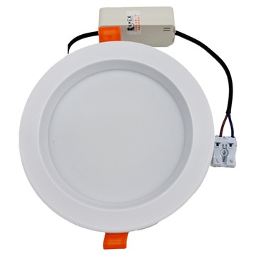 LED崁燈 柔光款導光板 10W 110~220V Ø147mm*35mm±5% 崁入孔 Ø120mm  白殼  1個