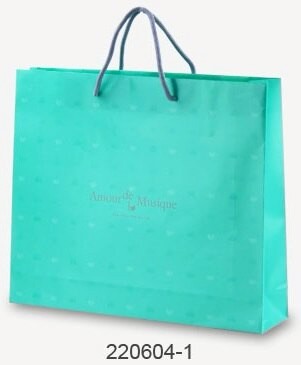 【基本量】手提袋愛的樂章/粉藍色/100個