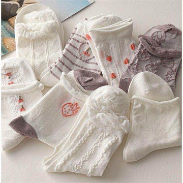 花邊襪子夏季薄款女韓版中筒ins潮日系可愛學院風白色jk網紅長襪