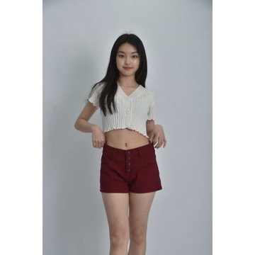 (M) jomeway高腰紅色短褲二手衣