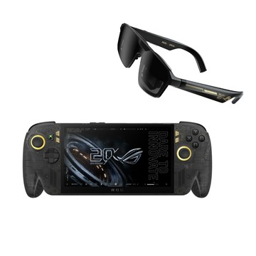 ASUS ROG XBOX ALLY X20 20周年紀念版電競掌機眼鏡組合黑色(Ryzen AI Z2 Extreme/24G/1TB/WIN11/ALLY-RC74XA)