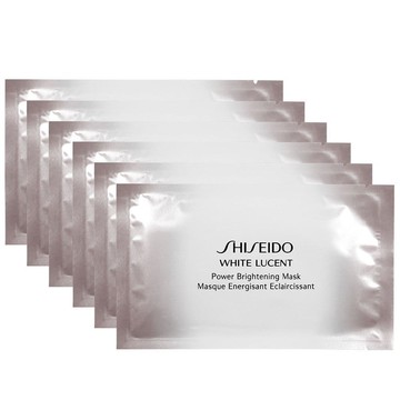 【SHISEIDO 資生堂】美．透．白淨電力面膜(27ml/單片)*6(公司貨)