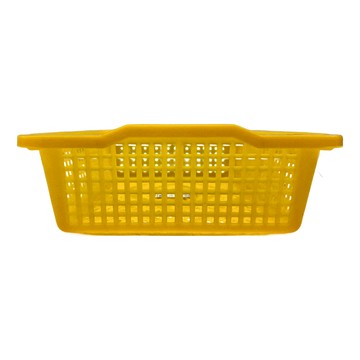 震嶸塑膠 285公文林 置物籃 收納籃10入組  23 x 18 x 6cm  黃色  1組