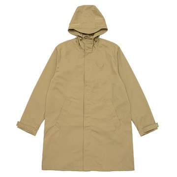 KANGOL 外套 長版 風衣 深卡其 中性 6255142030