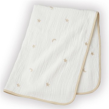 akachan honpo - 6層棉紗被-淺卡其色 (70×100cm)