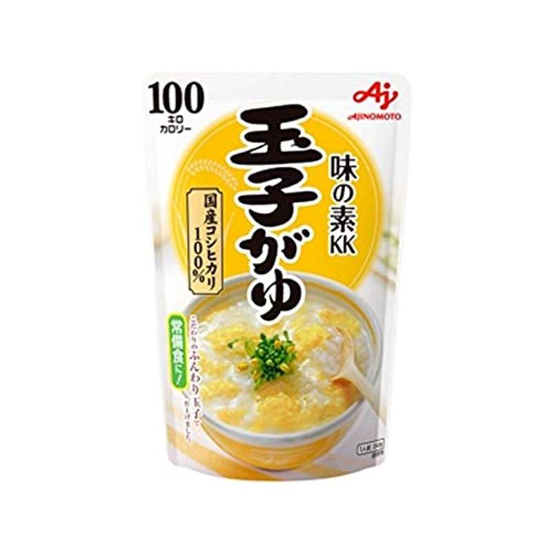 味の素KK おかゆ 白がゆ250g、玉子がゆ250g、小豆がゆ250g、梅がゆ250g、紅鮭がゆ250g 5種アソート 各1個セット