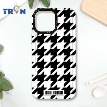 TRON IPHONE 16 PRO MAX 雙色千鳥紋 防摔 MAGSAFE 磁吸 太空載具殼 透白 手機殼