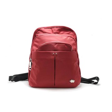 DRAKA 達卡 - 俐落雅致系列-多層次拉鍊後背包-紅