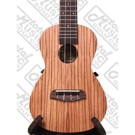 Oscar Schmidt OU320 Zebra Wood Concert Ukulele Natural