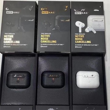 跨境電商新款MOTIF ANC 真無線藍牙耳機M4重低音手機通用耳機雕刻