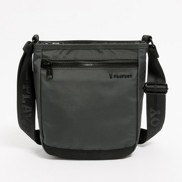 PLAYBOY - 下沉式斜背包  Almighty系列 - 灰色/151-0503-05-7