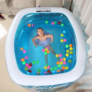 【免運/可開票】 游泳池 游泳桶 充氣遊泳池 充氣游泳池兒童家用折疊嬰兒游泳桶小孩家庭幼兒水池寶寶洗澡泳池
