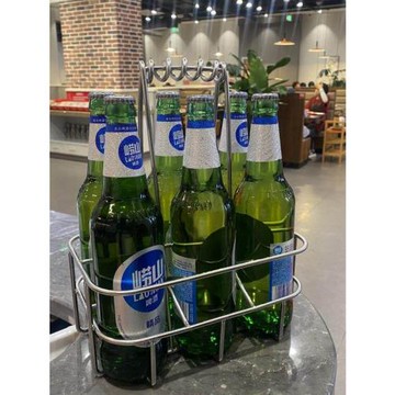 304不銹鋼啤酒籃子酒筐手提六支裝提酒器酒吧酒架KYV杯倒掛高腳