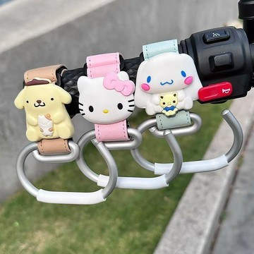 多個幫手👋】掛鉤便捷可愛電機車🥗電動車掛鉤前置通用可愛卡通電瓶車把掛車鉤子鉤摩托自行車掛扣WFCV