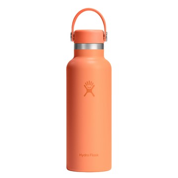 【線上體育】HYDRO FLASK18oz 標準口真空保溫鋼瓶 蜜桃橘 HFS18CSX690