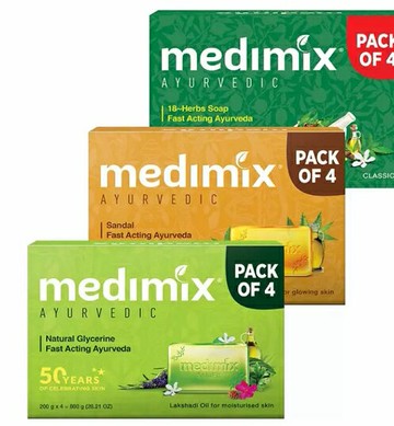 [COSCO代購6] D140685 Medimix 印度綠寶石皇室藥草浴美肌皂 (草本/檀香/寶貝) 200公克 X 12入