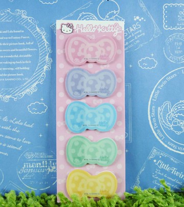 【震撼精品百貨】Hello Kitty 凱蒂貓 霧面便利貼 彩色緞帶【共1款】 震撼日式精品百貨