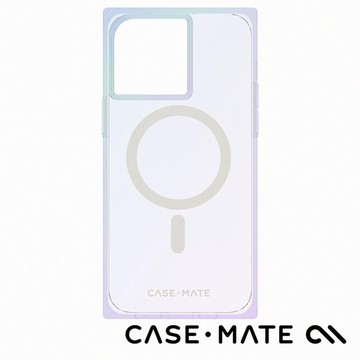 美國 CASE·MATE iPhone 14 Blox 環保抗菌防摔超方殼MagSafe版 - 彩虹雷射 14