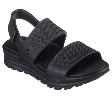 Skechers ARCH FIT FOOTSTEPS 黑色 涼鞋 女款 防水 一體成形 運動款 111461BBK
