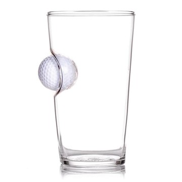 玻璃啤酒杯 - GOLF款