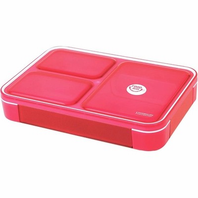 シービージャパン　薄型弁当箱 フードマン 600　クリアベリーピンク　【品番：4571347177435】